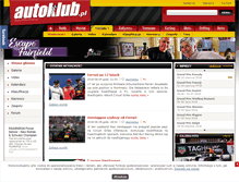 Tablet Screenshot of f1.autoklub.pl